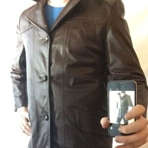 NEW Women's Cooper Sz. 38 Genuine Leather Trench